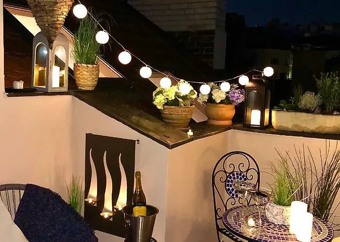 شقة Duplex With Quite Terrace On Wenceslas Sq. براغ