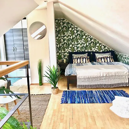 Duplex With Quite Terrace On Wenceslas Sq. Praag