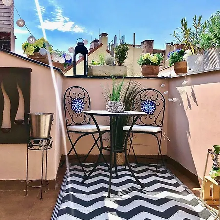 Duplex With Quite Terrace On Wenceslas Sq. 布拉格