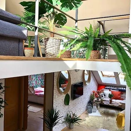 Duplex With Quite Terrace On Wenceslas Sq. 公寓 *